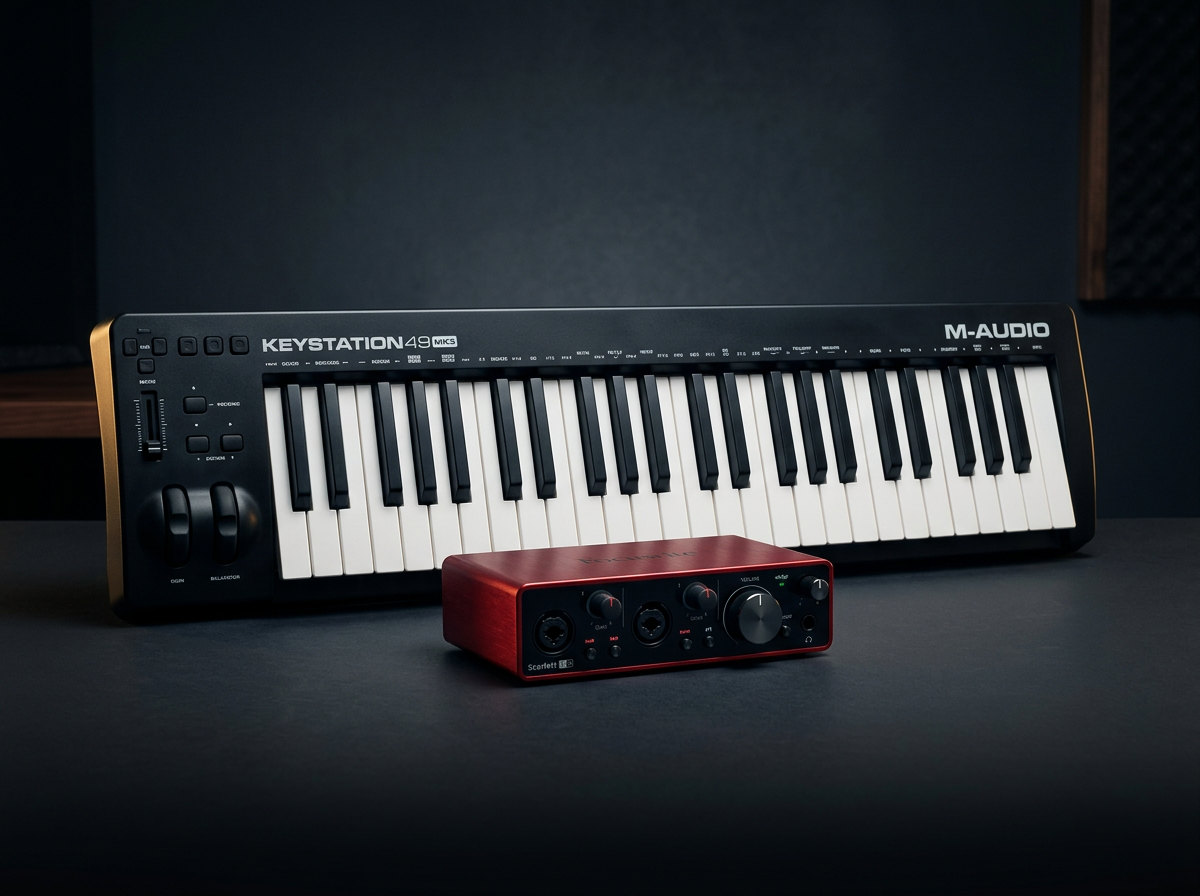 Keyboard & Interface rental Ibiza