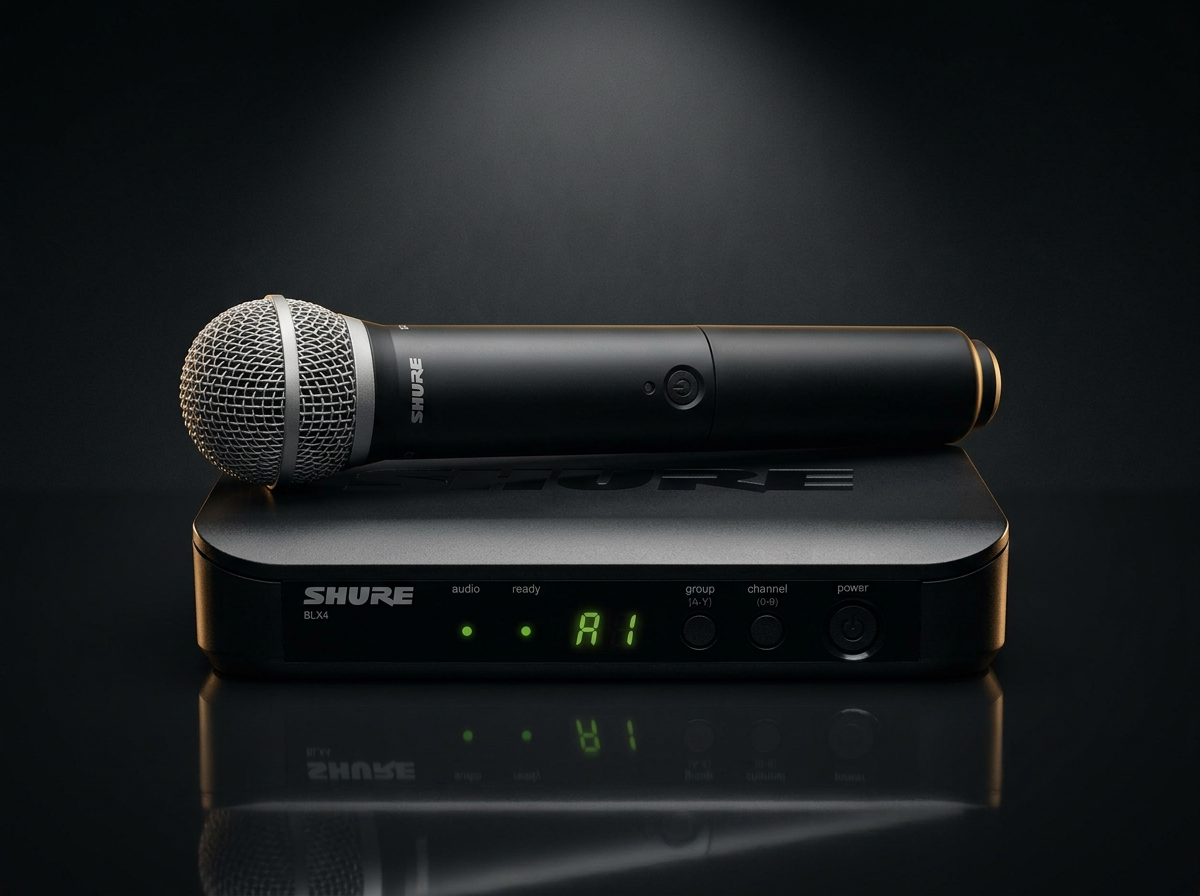 Shure BLX24/PG58 Wireless DJ rental Ibiza