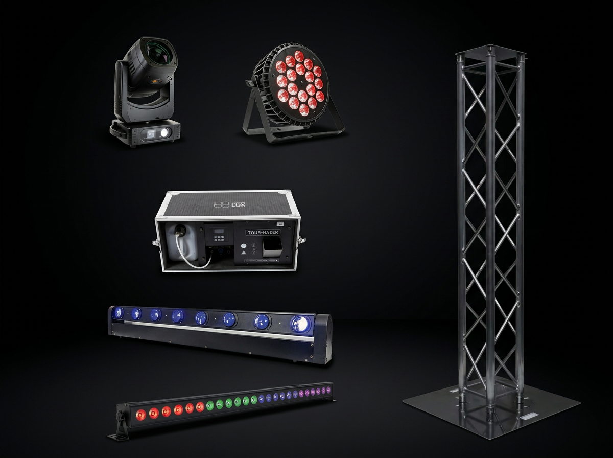 Signature Party Lights Pack rental Ibiza