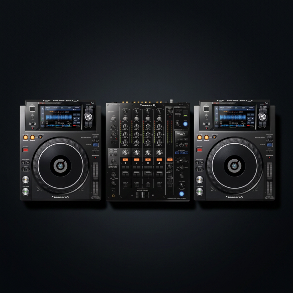 XDJ-1000MK2 + DJM-750MK2 rental Ibiza
